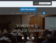 Tablet Screenshot of jewsforjudaism.org